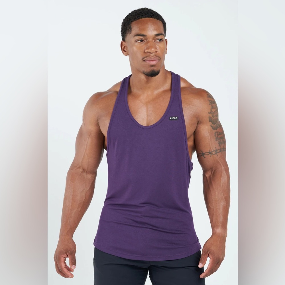 TLF Apparel - Flex Stringer Bamboo Tank - Regal Purple - Large